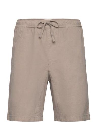 Dptapered Ripstop Shorts Bottoms Shorts Casual Brown Denim Project