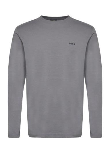 Tee Long Sport T-Langærmet Skjorte Grey BOSS