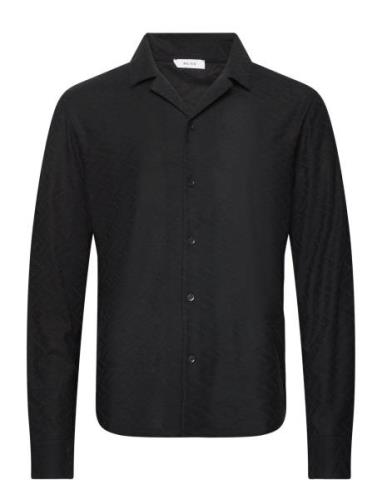 Ledger Designers Shirts Casual Black Reiss
