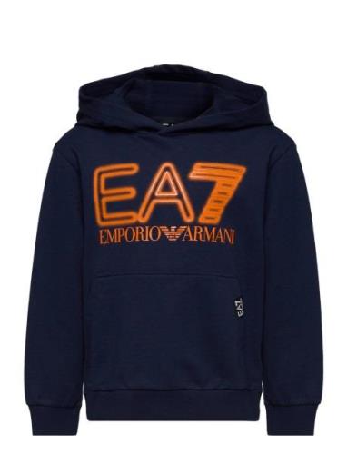 Sweatshirts Sport Sweatshirts & Hoodies Hoodies Navy EA7