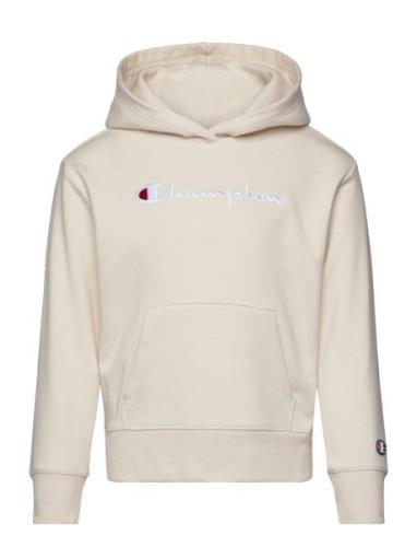 Hooded Sweatshirt Sport Sweatshirts & Hoodies Hoodies Beige Champion