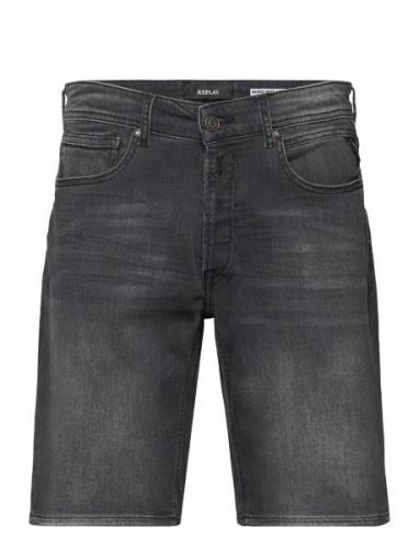 Grover Short Shorts Straight 573 Online Bottoms Shorts Denim Grey Repl...