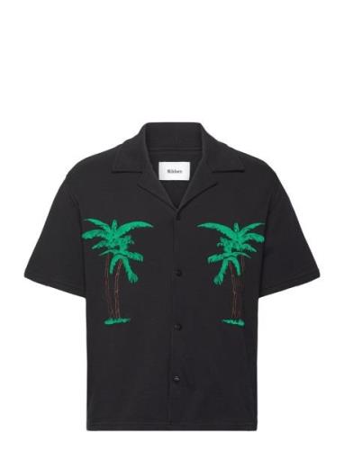Nb Long Beach Shirt Black Designers Shirts Short-sleeved Black Nikben