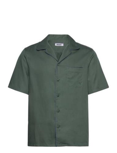 Nb Nuit Emerald Shirt Green Designers Shirts Short-sleeved Green Nikbe...