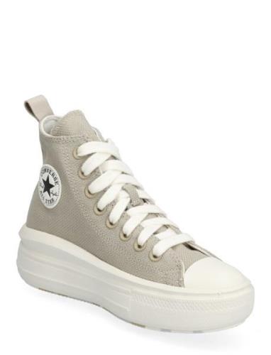 Chuck Taylor All Star Move Sport Sneakers High-top Sneakers Beige Conv...