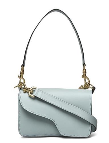 Corsina Pastel Blue Vacchetta Designers Small Shoulder Bags-crossbody ...
