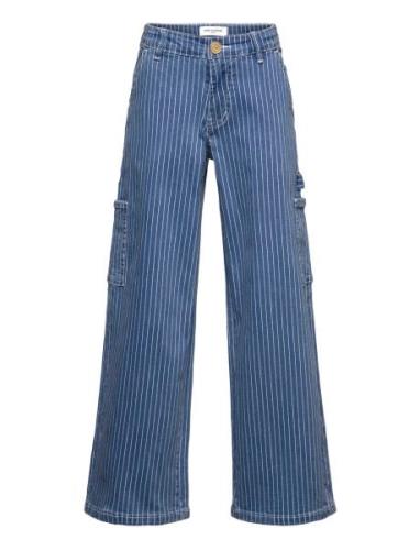 Pants Bottoms Jeans Wide Jeans Blue Sofie Schnoor Young
