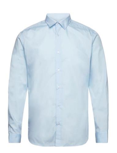 Jjjoe Shirt Ls Plain Tops Shirts Casual Blue Jack & J S