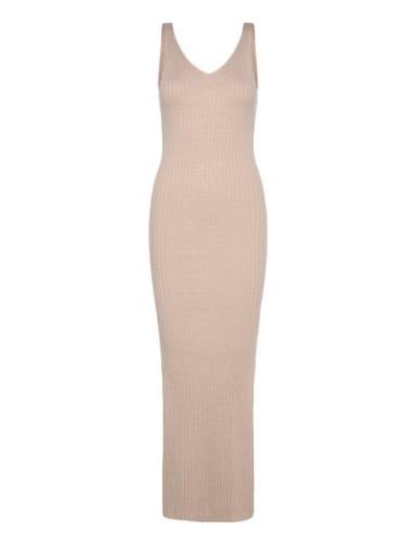 Alana Beach Dress Maxikjole Festkjole Beige Missya