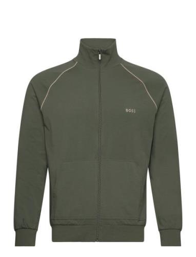 Mix&Match Jacket Z Tops Sweatshirts & Hoodies Sweatshirts Green BOSS