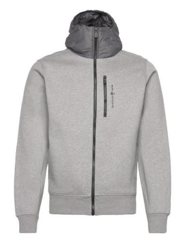 Bowman Insulated Zip Hood Sport Sweatshirts & Hoodies Hoodies Grey Sai...