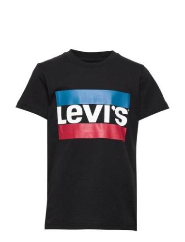 Levi's® Long Sleeve Graphic Tee Shirt Tops T-Kortærmet Skjorte Blue Le...