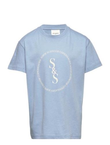 T-Shirt Tops T-Kortærmet Skjorte Blue Sofie Schnoor Baby And Kids