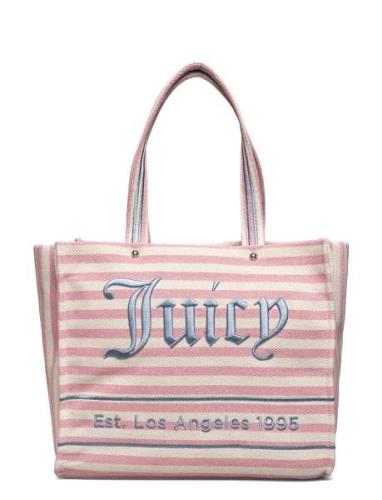 Iris Beach Bag - Striped Version Large Shopping Bags Totes Pink Juicy ...