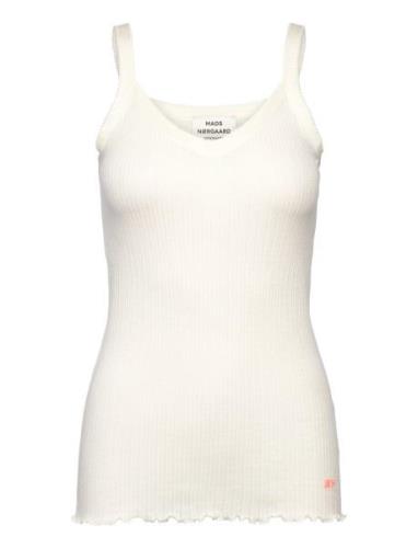 Pointella Trille Top Tops T-shirts & Tops Sleeveless White Mads Nørgaa...