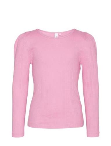 Vmlavender Ls Top Girl Noos Tops T-shirts Long-sleeved T-Skjorte Pink ...