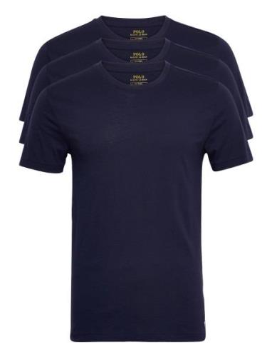 Slim Crewneck 3-Pack Tops T-Kortærmet Skjorte Navy Polo Ralph Lauren U...