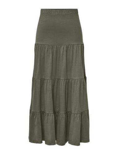 Onlmay Life Maxi Skirt Jrs Noos Lang Nederdel Green ONLY