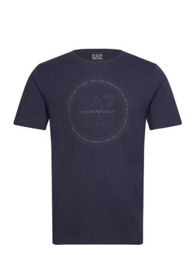 T-Shirt Tops T-Kortærmet Skjorte Navy EA7