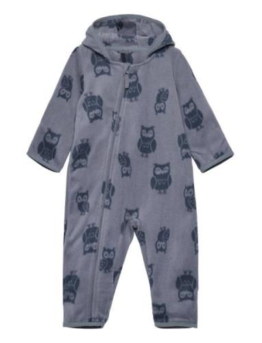 Overall Fleece Outerwear Fleece Outerwear Fleece Suits Blue Lindex