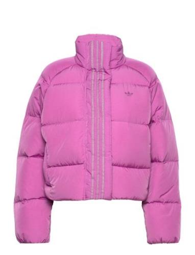 Short Down Jacket Sport Jackets Padded Jacket Pink Adidas Originals