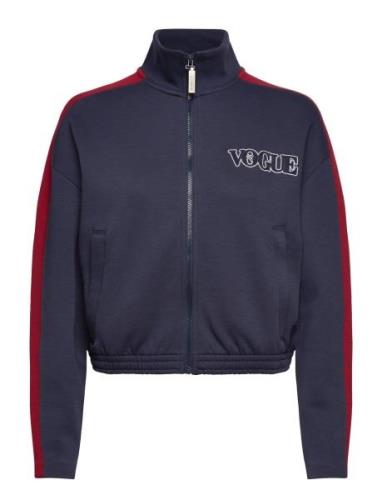 Puma X Vogue T7 Cropped Jacket Dk Sport Sweatshirts & Hoodies Sweatshi...