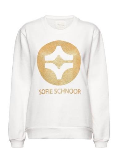 Sweatshirt Tops Sweatshirts & Hoodies Sweatshirts White Sofie Schnoor