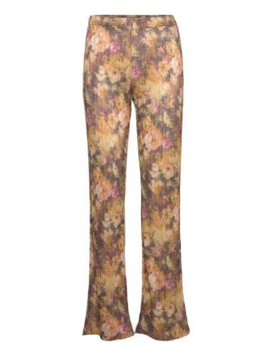 Martine Trousers Bottoms Trousers Flared Multi/patterned Ida Sjöstedt