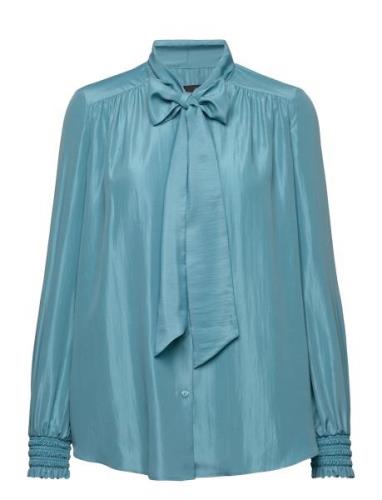 Blouse Tops Blouses Long-sleeved Blue Boutique Moschino