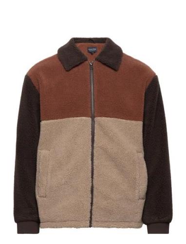 Jesse Pile Jacket Tops Sweatshirts & Hoodies Fleeces & Midlayers Multi...