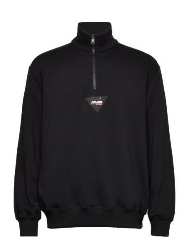 Sweatshirt Tops Sweatshirts & Hoodies Sweatshirts Black MSGM