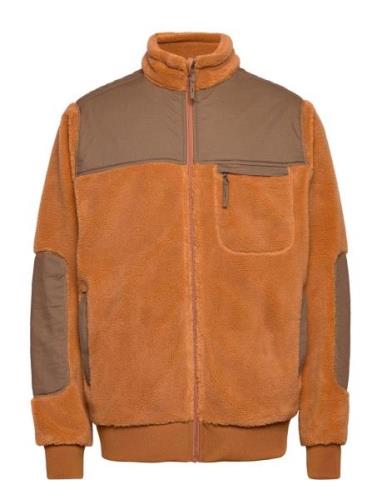 Kayson Teddy Rib Zip Jacket Tops Sweatshirts & Hoodies Fleeces & Midla...