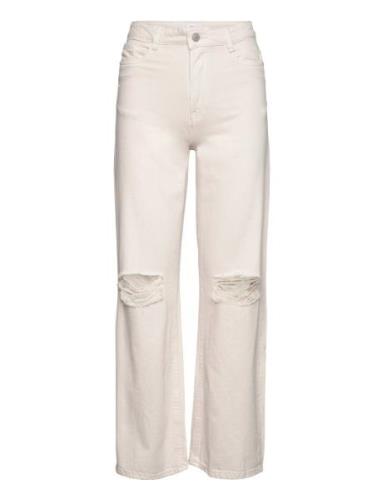 Widet Bottoms Jeans Wide Jeans White Mango