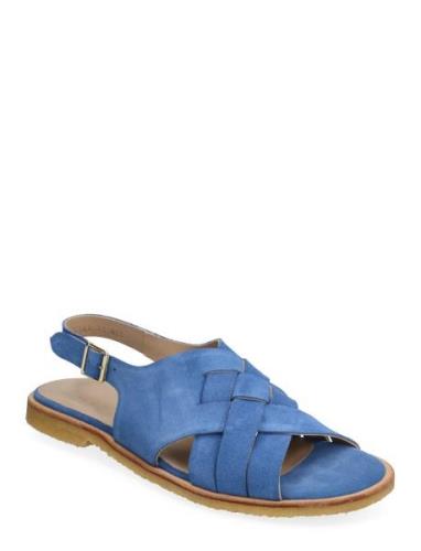 Sandals - Flat - Open Toe - Op Flade Sandaler Blue ANGULUS