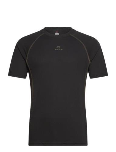 Nwlspeed Mesh T-Shirt Sport T-Kortærmet Skjorte Black Newline