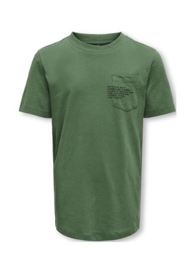 Kobmarinus S/S Tee Print Box Jrs Noos Tops T-Kortærmet Skjorte Green K...