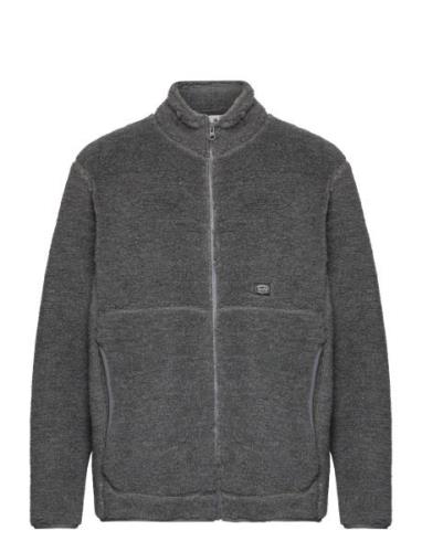 Wool Fleece Jacket Sport Sweatshirts & Hoodies Fleeces & Midlayers Gre...