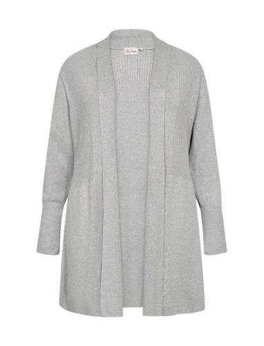 Wa-Samanda 2 Tops Knitwear Cardigans Grey Wasabiconcept