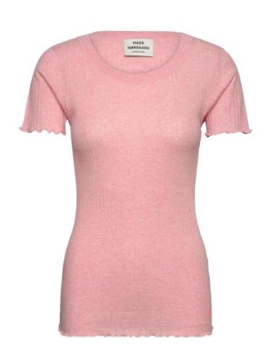 Pointella Trixy Tee Tops T-shirts & Tops Short-sleeved Pink Mads Nørga...