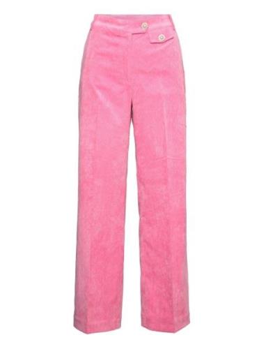 Celinecras Pants Bottoms Trousers Straight Leg Pink Cras