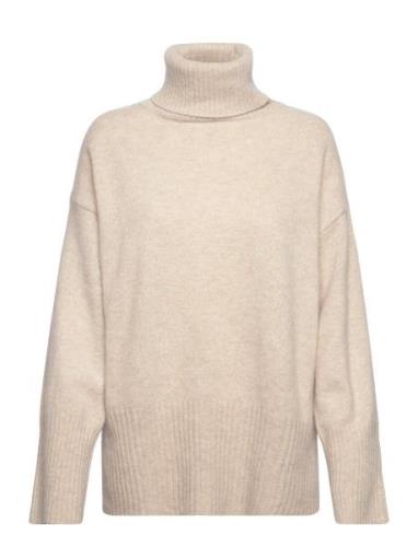 D1. Lounge Rollneck Sweater Tops Knitwear Turtleneck Beige GANT