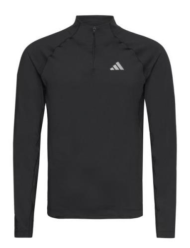 Gym+ 1/4Zip Sport Sweatshirts & Hoodies Sweatshirts Black Adidas Perfo...