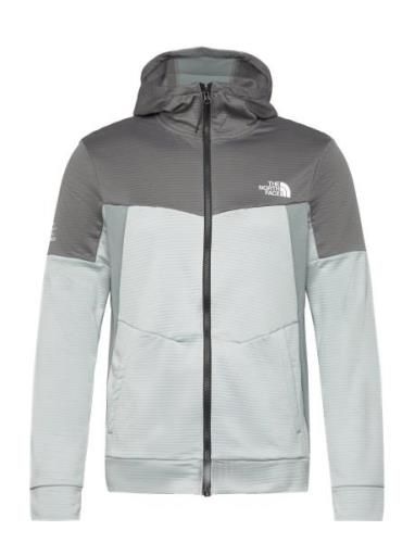 M Ma Full Zip Fleece Sport Sweatshirts & Hoodies Hoodies Grey The Nort...