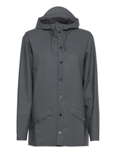 Jacket W3 Outerwear Rainwear Rain Coats Grey Rains