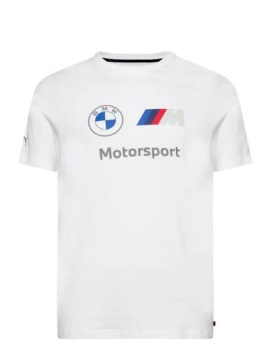 Bmw Mms Ess Logo Tee Sport T-Kortærmet Skjorte White PUMA Motorsport