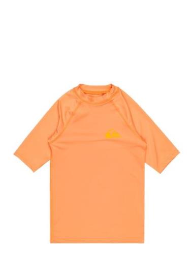 Everyday Upf50 Ss Youth Tops T-Kortærmet Skjorte Orange Quiksilver