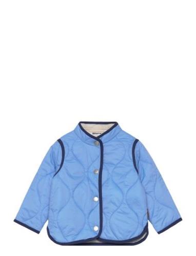 Harrie Outerwear Jackets & Coats Quilted Jackets Blue Molo