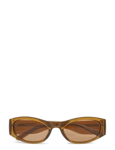 Gust Accessories Sunglasses D-frame- Wayfarer Sunglasses Brown A.Kjærb...