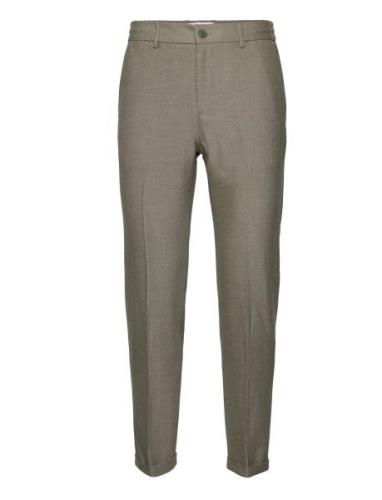 Pino 2-T Pants Bottoms Trousers Formal Khaki Green Les Deux