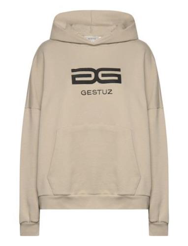 Sweallygz Oz Hoodie Tops Sweatshirts & Hoodies Hoodies Beige Gestuz